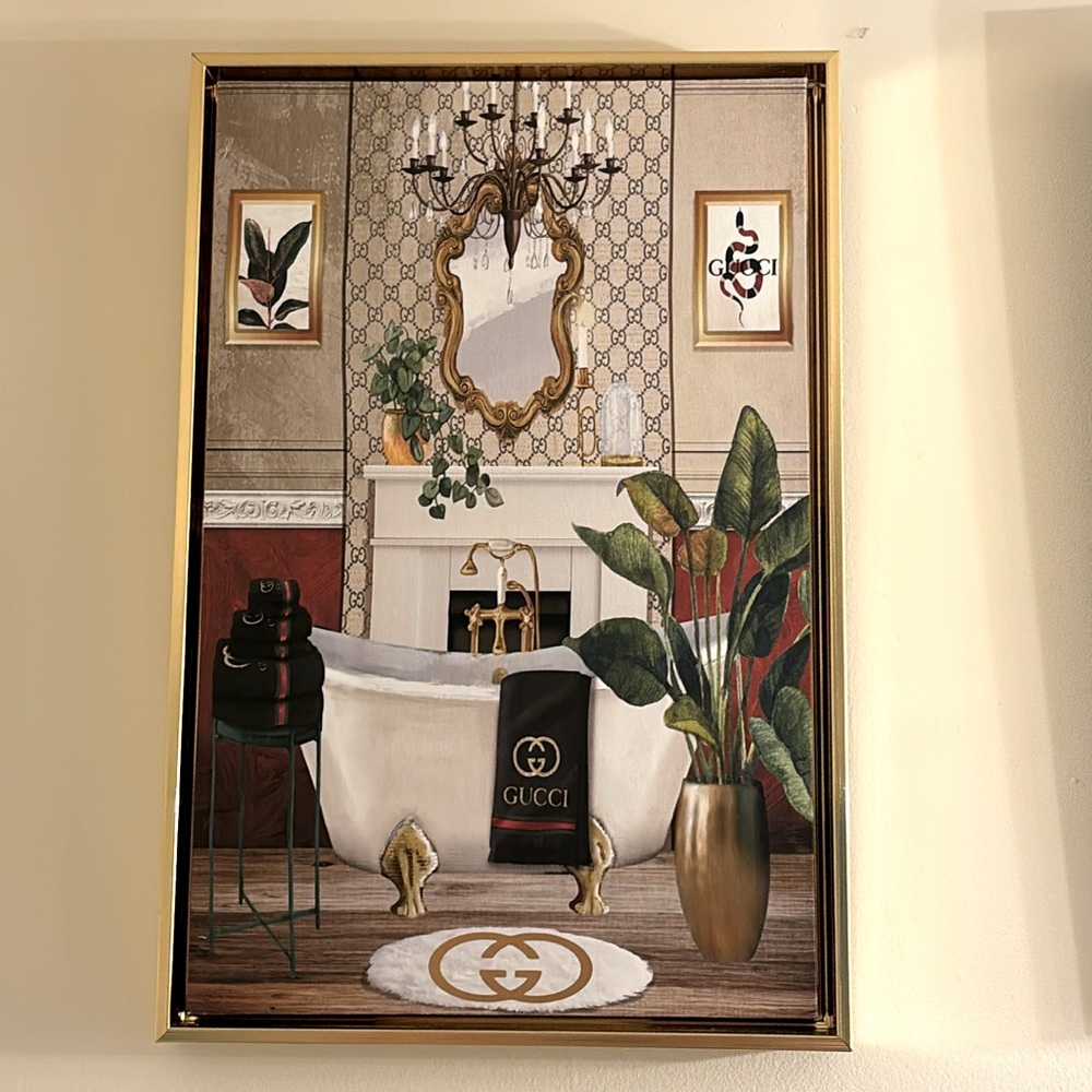 Gucci Bathroom Decor